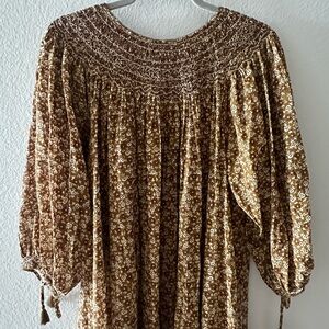 Doen Theda Dress Golden Mesa